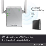 NETGEAR N300 WiFi Range Extender / Repeater Signal Booster up to 300 Mbps Covers up to 600 sq.ft & 10 devices - Imported from UK