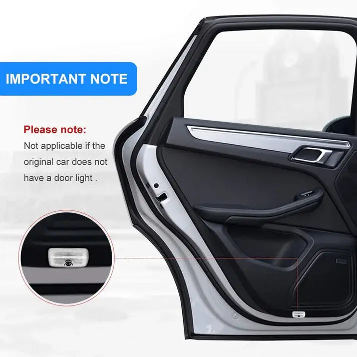 Car Ghost Shadow Welcome Light for BMW, 2 pcs Projector LED Logo Light - Imported from UK