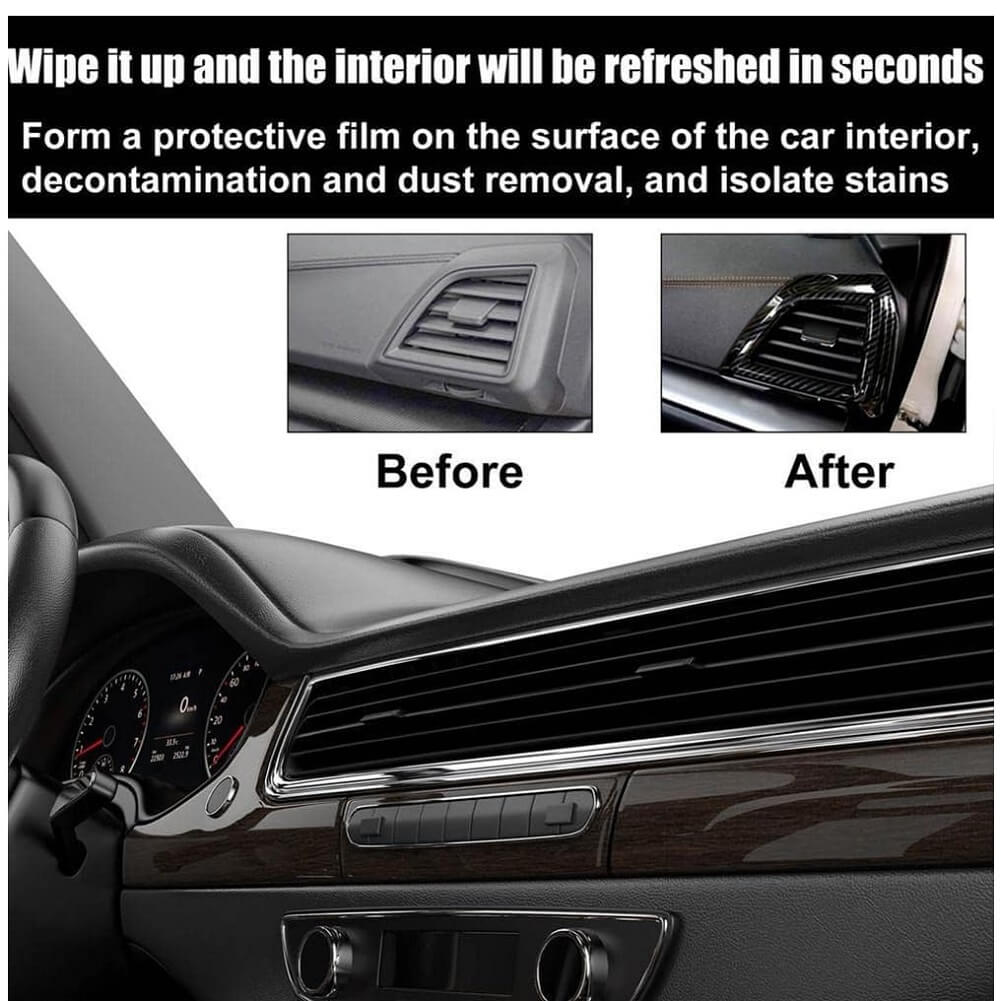 RAYHONG Crystal Coating Agent For Car, 30ML Long-lasting Liquid, Interior Car Plastics Parts Maintenance - Imported from UK