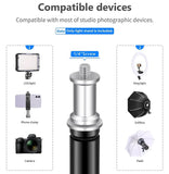 Neewer 200cm 25-22-19 Photography Light Stand, Adjustable Sturdy Tripod Stand for Reflectors, Softboxes, Umbrella, Strobe Light & Other Equipment - Imported from UK