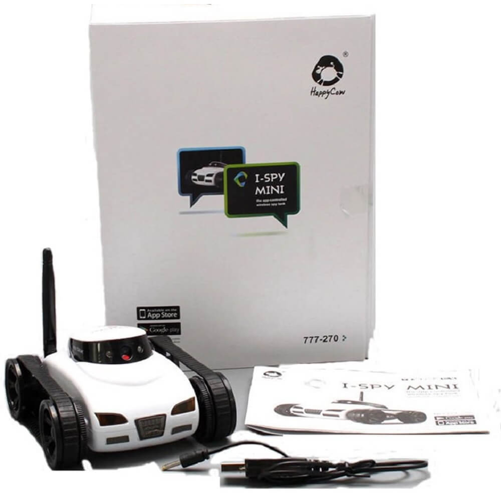 Happy Cow WiFi Spy Tank with Camera, App-Controlled Support iOS & Android - Imported from UK