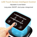 Smart Wearable Knee Massager with Large LED Screen, Rechargeable Knee Massage with Heat for Knee Joint Pain Injury, Swelling & Stiffness - Imported from UK
