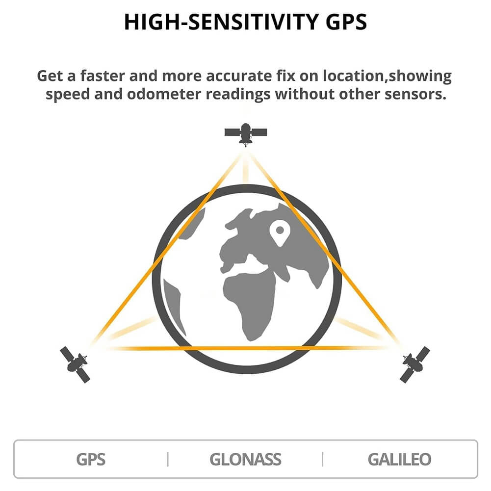 XOSS G+ Smart GPS Bicycle Computer, Bluetooth 5.0 Wireless Bicycle Speedometer Odometer ANT+ with LCD Display, Waterproof MTB Tracker Fits All Bikes Electric Bike (XOSS APP Support) - Imported from UK