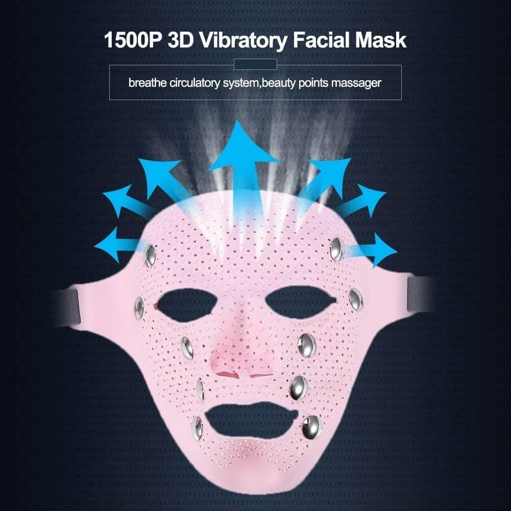 IMATE Smart Face Massager, Facial Massage Mask, 3D Magnetic Vibration Massage SPA Beauty Mask, Anti‑Wrinkle & Face Lifting Machine, A Skin Care Product - Imported from UK