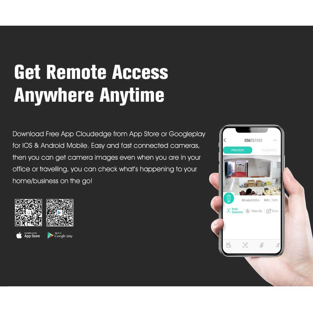 Forrader / Adorbee A3 Battery Powered Outdoor Camera, 1080P HD Wireless Security Camera, PIR Motion Detection, 2-Way Audio, Day & Night, SD Recording - Imported from UK