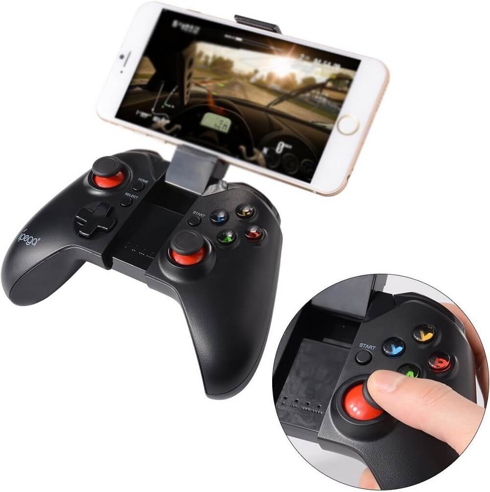 IPEGA PG-9037 Bluetooth 3.0 Wireless Gamepad Controller with Telescopic Stand for Android & iOS Devices - Imported from UK