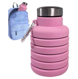 Mayim Silicone Collapsible Water Bottle, 200ml/500ml Leak-proof Silicone Water Cup for Cycling Hiking Travel & Gym - (Container Product Without Box) - Imported from UK