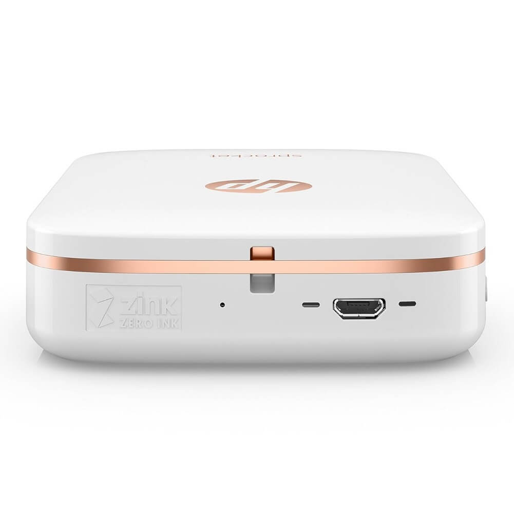 HP Sprocket Photo Printer, Portable Print Social Media Photos on 2x3" Sticky-Backed Paper (Container Product Without Box) - Imported from UK