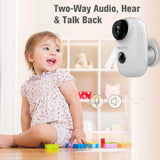 Forrader / Adorbee A3 Battery Powered Outdoor Camera, 1080P HD Wireless Security Camera, PIR Motion Detection, 2-Way Audio, Day & Night, SD Recording - Imported from UK