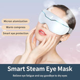 Smart Steam Eye Mask, Rechargeable Cordless Eye Massager For Dark Circles, Puffiness, Dry Eyes, Fatigue Relief, Perfect For Sleep & Travel - Imported from UK