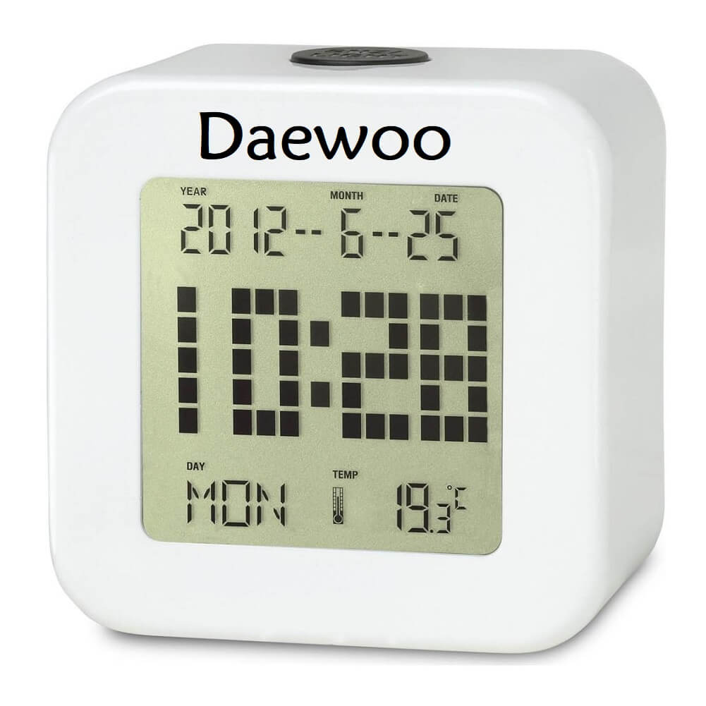 Daewoo International Digital Alarm Clock Thermometer - Imported from UK