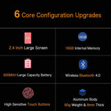 Mibao 16GB Bluetooth 4.0 MP3 Player, Hi-Fi Lossless Sound Music Player Portable FM Radio MP3 Player - Imported from UK