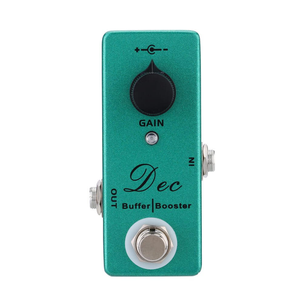 Mosky Dec Buffer Booster Electric Guitar Effect Pedal Mini Single Effect with Clean Boost True Bypass - Imported from UK