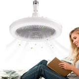 LED Multi-Function Aromatherapy Ceiling Fan Light, E27 Remote Control Dimmable LED Ceiling Fan Light with Timer & 3 Wind Speeds - Imported from UK