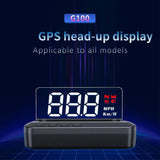 Car HUD Head up Display, G100 OBD GPS Car Electronics Projector Display, 3" Screen with Speed & Direction of Travel Information, Digital Car Speedometer Accessories For All Car/Vehicle - Imported from UK