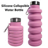 Mayim Silicone Collapsible Water Bottle, 200ml/500ml Leak-proof Silicone Water Cup for Cycling Hiking Travel & Gym - (Container Product Without Box) - Imported from UK