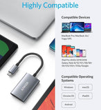 Anker USB-C SD 4.0 Card Reader PowerExpand+ 2-in-1 Memory Card Reader for SDXC, SDHC SD MMC RS-MMC Micro SDXC Micro SD Micro SDHC Card UHS-II & UHS-I Cards - Imported from UK