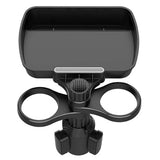Multifunctional Car Cup Holder Tray with Swivel Base, 360° Adjustable Car Cup Holder Food Tray for Dining, Work & Travel (Container Product Without Box) - Imported from UK