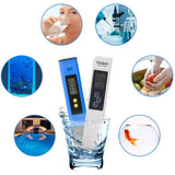 LAOYE PH Meter TDS EC Temperature Meter 4 in 1 Water Quality Tester Set with ATC, Ideal for Drinking Water, Swimming Pool, Aquarium, Pool, Laboratory - Imported from UK