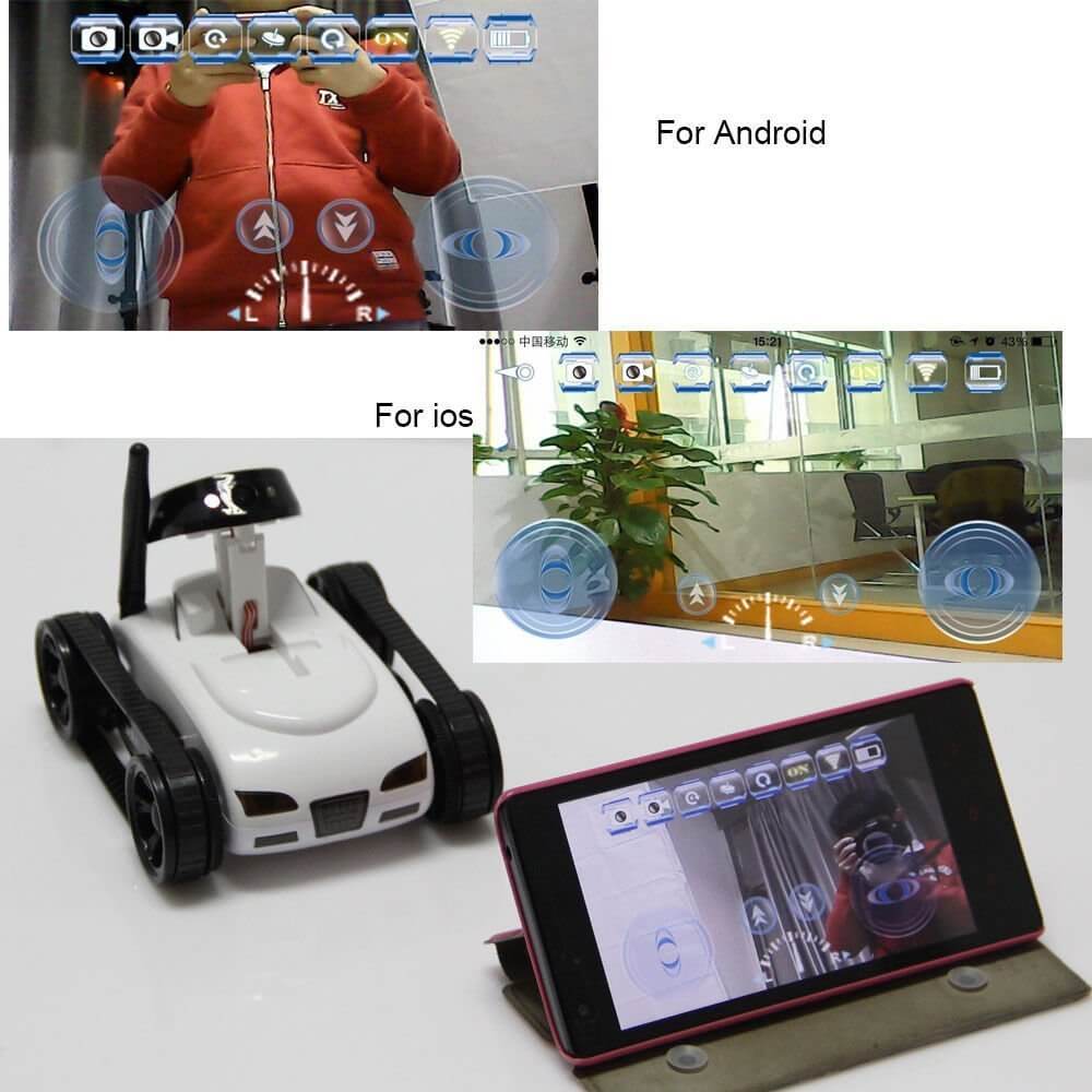 Happy Cow WiFi Spy Tank with Camera, App-Controlled Support iOS & Android - Imported from UK