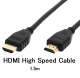 HDMI High Speed Cable 1.5M HDMI A Male to HDMI A Male Cable- Imported from UK