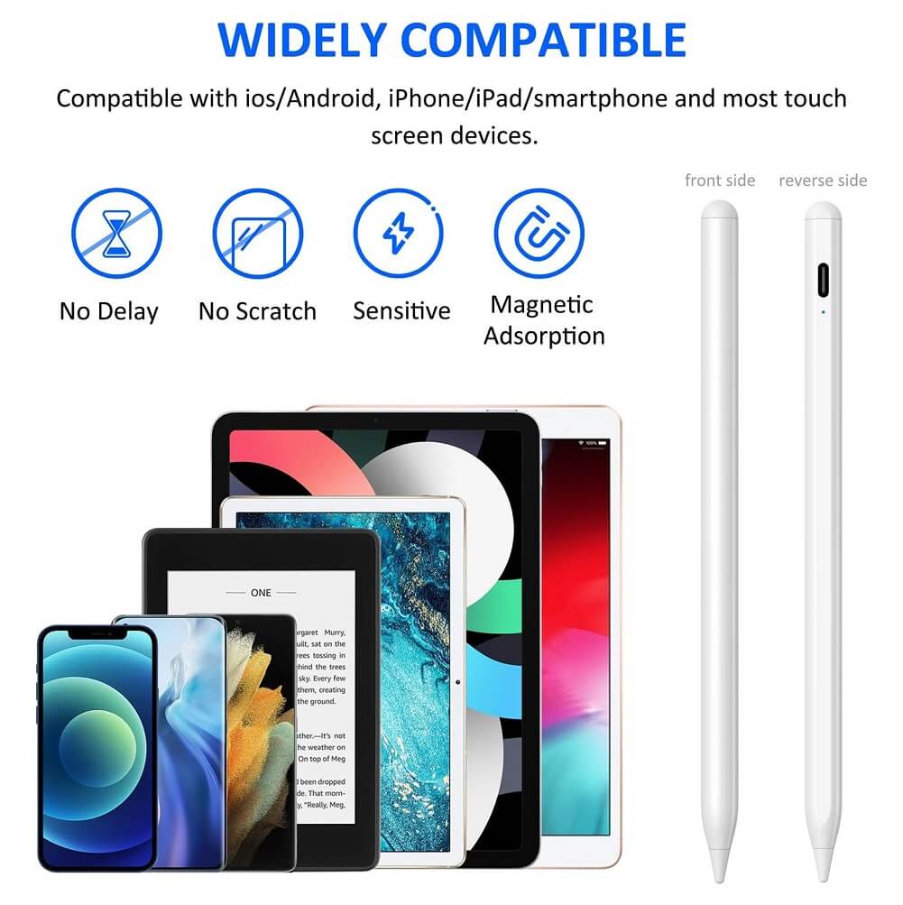 Zspeed Active Stylus Fine Point Stylus Pen for Android iOS & Other Touchscreen Devices - Imported from UK