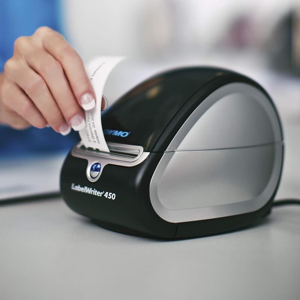 DYMO LabelWriter 450 Direct Thermal Label Printer, 300 x 600 DPI, Great for Labeling, Filing, Shipping, Mailing, Barcodes & More - Imported from UK