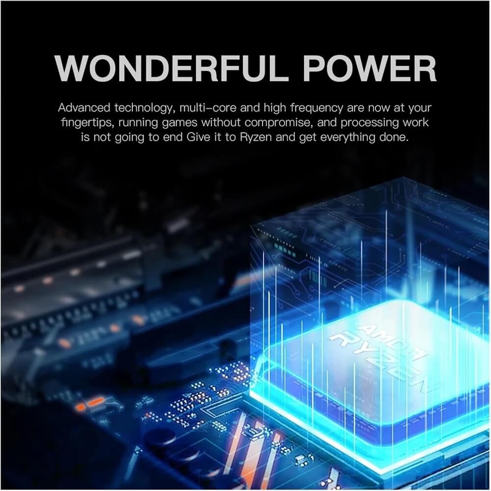 AMD Ryzen 5 5500GT Desktop Processor with Integrated Radeon Graphics 7, 6 Cores 12 Threads 16MB Cache Base Clock 3.6 GHz Up to 4.4 GHz AM4 Socket System (Container Product Without Box) - Imported from UK