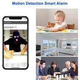 Boveila WiFi Spy Camera, Mini Hidden 1080P Wireless Covert Video Security Nanny Cam, 150° Wide Angle Night Vision Motion Detection for Home Security Monitoring - Imported from UK