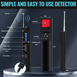 Wireless Signal & Hidden Camera Detector, 6 Levels Sensitivity Portable Anti Spy Camera/GPS/Bug/Tracking Device Detector for Hotels, Home, Car, Office - Imported from UK