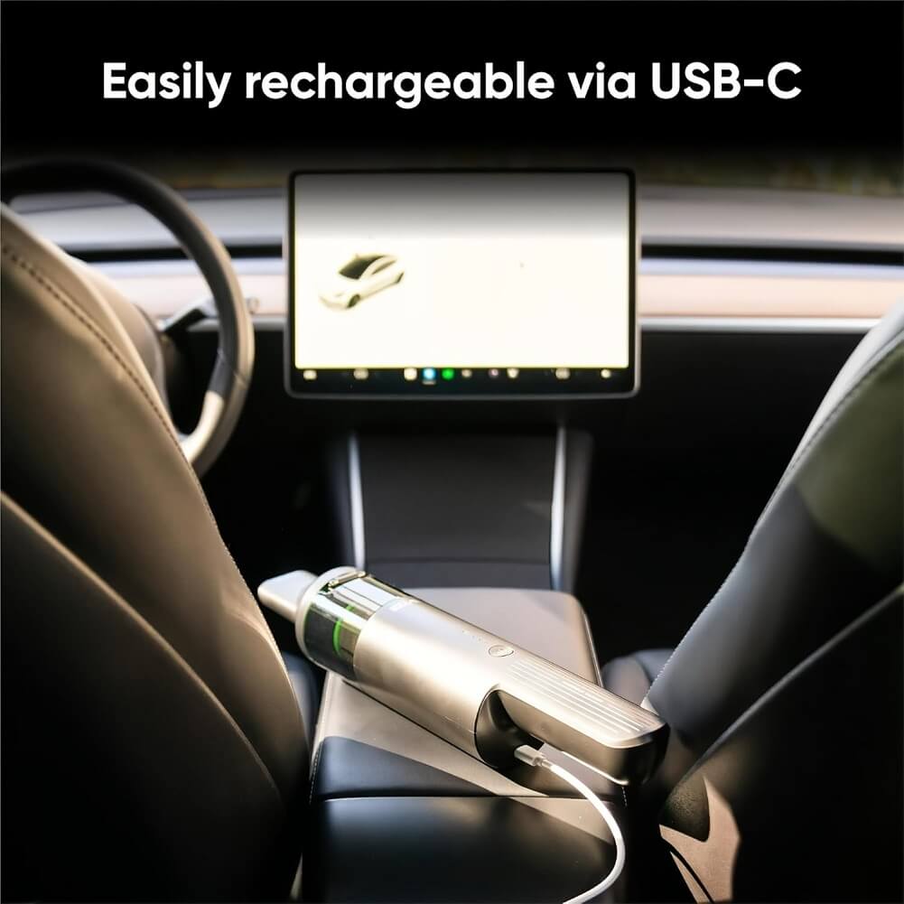 WYZE Handheld Cordless Vacuum Cleaner, 16,800pa Powerful Suction, Lightweight & Fast Charging, Portable Vacuum Ideal for Car Home Office & Pet - Imported from UK