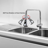 Faucet Splash Head, Rotating Tap Aerator, Tap Extension Attachment for Kitchen & Bathroom - Imported from UK