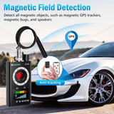 K18 Professional Anti Spy RF Detector, Wireless Bug Detector, Signal for Spy Camera, Laser Lens, GSM Listening Device Finder, Radar Radio Scanner, Wireless Signal Alarm - Imported from UK