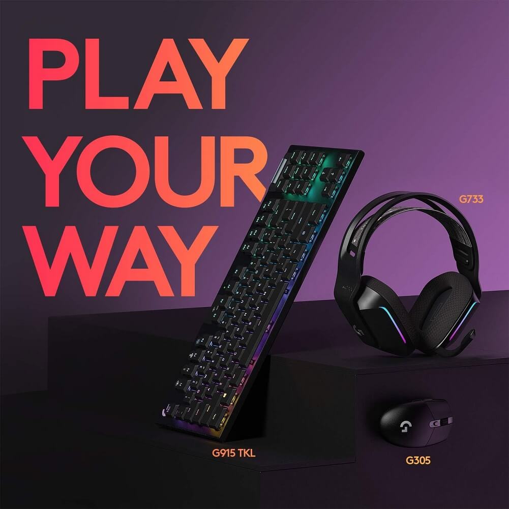 Logitech G305 LIGHTSPEED Wireless Gaming Mouse, Hero 12K Sensor, 12000 DPI, Lightweight, 6 Programmable Buttons, 250h Battery Life, On-Board Memory, PC/Mac (Container Product Without Box) - Imported from UK