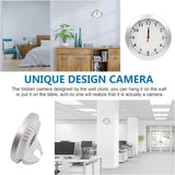 Wall Clock Spy Camera HD 1080P Mini Hidden Spy Camera Wall Clock, Mini Video Recorder Security Camera with Longtime Recording Motion Detection for Home/Office Safety - Imported from UK
