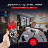 K19 Professional Anti Spy RF Camera Bug Signal Detector for Travel, Hotel, Office, & Personal Privacy Protection (Upgraded Model) - Imported from UK
