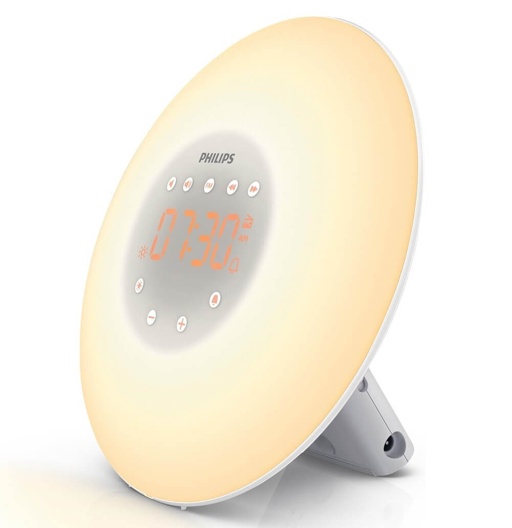 Philips Wake-up Light, Sunrise Simulation, 2 Natural Sounds, FM Radio & Bedside Lamp (Container Product Without Box) - Imported from UK