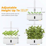 Halo3 15W 9 Pods Smart Indoor Garden with Led Grow Lights Water Pump Grow Starter Kit for Growing Herbs Plants & Vegetables Soil Free Smart Garden – Imported from UK