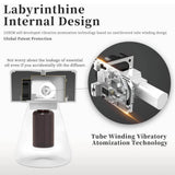 LOXIM Twilight Aromatherapy Diffuser Nebulizing Technology for Essential Oils, Full Spectrum Oil Adaptability, Optional LED Light, Waterless, Wireless, Battery Operated - Imported from UK