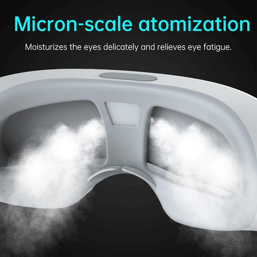 Smart Steam Eye Mask, Rechargeable Cordless Eye Massager For Dark Circles, Puffiness, Dry Eyes, Fatigue Relief, Perfect For Sleep & Travel - Imported from UK