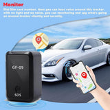 Mini Magnetic GPS Tracker, GF09 Real Time Life Tracking Device for Vehicles, Kids, Elder, Pets, APP Remote Control Anti-Lost Device GSM GPRS Locator - Imported from UK