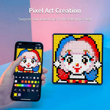 Divoom Pixoo-Max Multi-Purposes Bluetooth Digital Photo Frame, APP Cellphone Control Display 32 x 32 Programmable Pixel Art Led Display, Neon Light for Home Decoration, Business Advertisement, Window Sign - Imported from UK