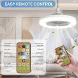 LED Multi-Function Aromatherapy Ceiling Fan Light, E27 Remote Control Dimmable LED Ceiling Fan Light with Timer & 3 Wind Speeds - Imported from UK