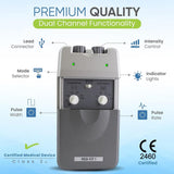 Med-Fit 1 Dual Channel TENS Machine for Pain Relief & Pain Management Therapy-Fully Certified Tens Machine - Imported from UK