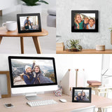 DragonTouch Digital Photo Frame 8" Wi-Fi Frame with IPS Touch Screen HD Display, 16GB Storage, Share Photos via App, Email, Cloud, Support USB Drive/SD Card - Classic 8 - Imported from UK