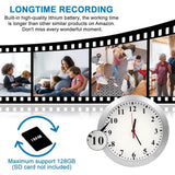 Wall Clock Spy Camera HD 1080P Mini Hidden Spy Camera Wall Clock, Mini Video Recorder Security Camera with Longtime Recording Motion Detection for Home/Office Safety - Imported from UK