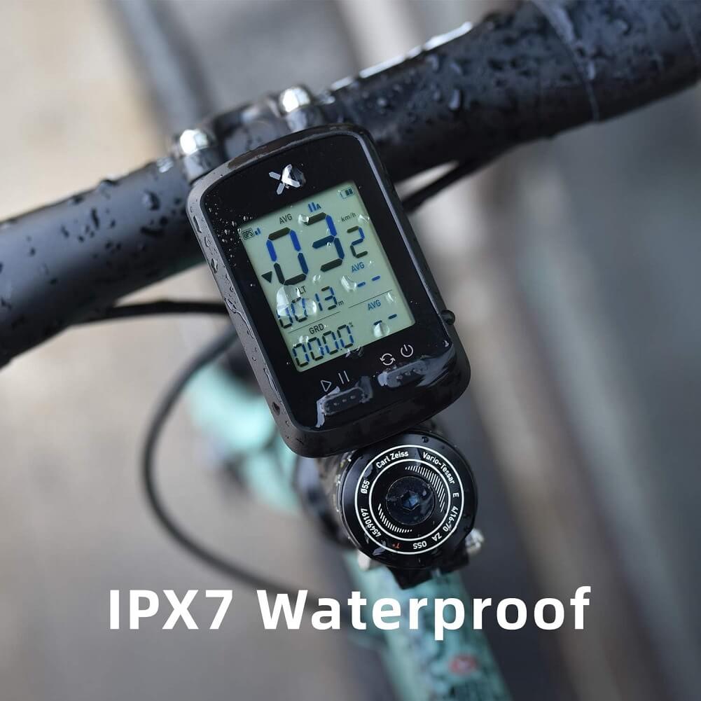 XOSS G+ Smart GPS Bicycle Computer, Bluetooth 5.0 Wireless Bicycle Speedometer Odometer ANT+ with LCD Display, Waterproof MTB Tracker Fits All Bikes Electric Bike (XOSS APP Support) - Imported from UK