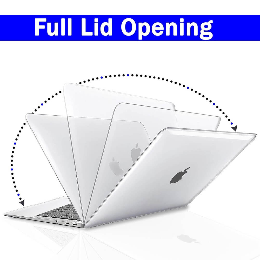 MOSISO Plastic Hardshell Case Keyboard Cover & Screen Protector for MacBook Air 13" - Imported from UK