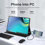 ZEUSLAP P16 16" Portable Monitor, 1920*1200 60Hz 100% sRGB IPS Screen Computer Gaming Monitor for Laptop Phone Switch Xbox PS4/PS5 Steam Deck - Imported from UK