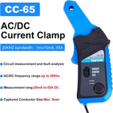 Hantek CC-65 AC/DC Current Clamp Transducer for Digital Multimeter Oscilloscope with BNC Connector (Container Product Without Box) - Imported from UK